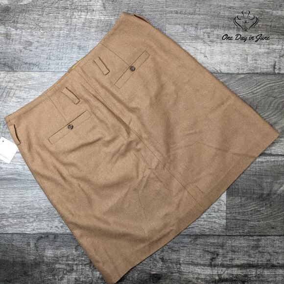 Halogen Wool Pocketed Mini Skirt Size 10 - Picture 5 of 5
